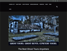 Tablet Screenshot of ghosttours.com